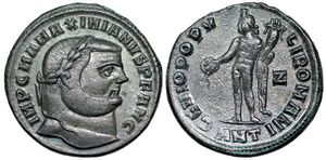 Constantius I GENIO
                      POPVLI ROMANI Antioch 52b