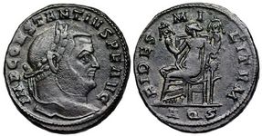 Constantius I FIDES MILITVM Aquileia 59a