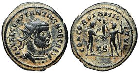 Constantius I
                      CONCORDIA MILITVM Cyzicus 18b