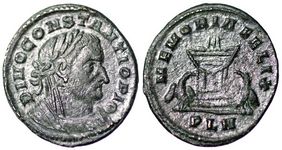 Constantius I
                        MEMORIA FELIX London 110