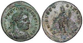 Constantius I GENIO
                      POPVLI ROMANI London 49a