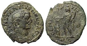 Constantius I GENIO POPVLI ROMANI Lyons
                        129