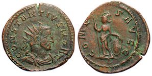 Constantius I COMES AVGG Lyons 627