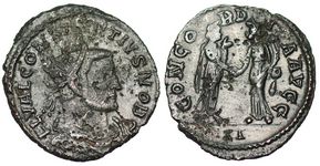 Constantius I
                        CONCORDIA AVGG Lugdunum 628