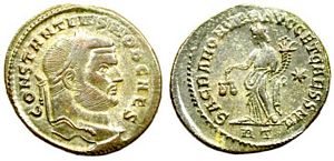 Constantius I SACRA MON VRB AVGG CAESS NN
                        Rome 104a