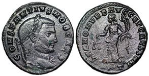 Constantius I SACR MON
                      VRB AVGG CAESS NN Rome 112a