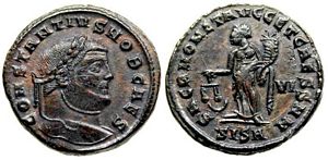 Constantius I SACR MONET VRB AVGG ET CAESS
                        NN Siscia 143a