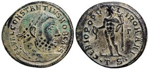 Constantius I
                        GENIO POPVLI ROMANI Thessalonica 26a