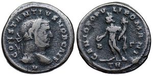 Constantius I GENIO
                      POPVLI ROMANI Trier 214