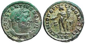 Constantius I GENIO
                      POPVLI ROMANI Trier 508