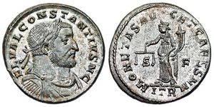 Constantius I GENIO
                      POPVLI ROMANI Trier 555
