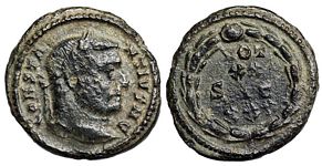 Constantius I
                      VOT/XX/SIC/XXX Trier 614a