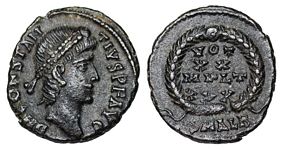Constantius II VOT
                      XX MVLT XXX Alexandria 33