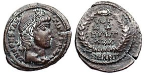 Constantius II VOT XX
                      MVLT XXX Antioch 113
