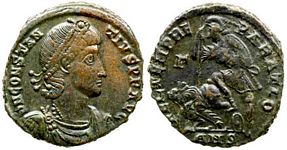 Constantius II FEL TEMP REPARATIO Antioch
                      135