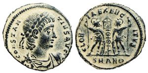 Constantius II
                        GLORIA EXERCITVS Antioch 44
