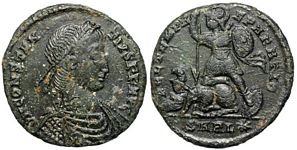 Constantius II FEL TEMP REPARATIO Arles 102
                      fallen horseman