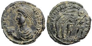 Constantius II FEL TEMP REPARATIO Arles 108
                      hut