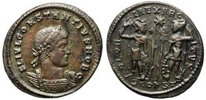 Constantius II GLORIA EXERCITVS Arles 348