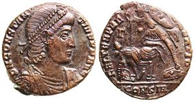 Constantius
                      II FEL TEMP REPARATIO Constantinople 106