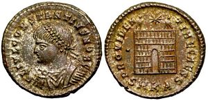 Constantius II PROVIDENTIAE CAESS Cyzicus 53