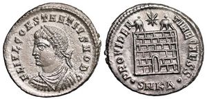 Constantius II
                      PROVIDENTIAE CAESS Cyzicus 48