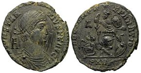 Constantius II FEL TEMP REPARATIO Arles
                        fallen horseman