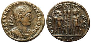 Constantius II GLORIA EXERCITVS Lyons 240