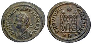 Constantius II
                      PROVIDENTIAE CAES• Nicomedia 147