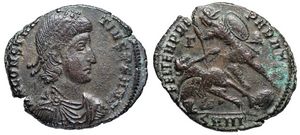 Constantius II FEL
                      TEMP REPARATIO Nicomedia 84