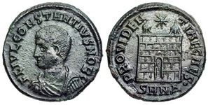 Constantius
                        II PROVIDENTIAE CAES• Nicomedia