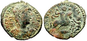 Constantius II GLORIA ROMANONRVM Rome 198