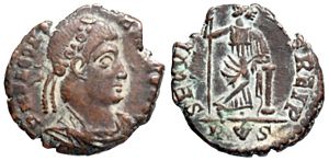 Constantius II SECVRITAS REI P Rome 9