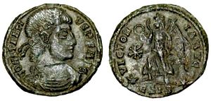 Constantius II
                        VICTORIA AVGG Siscia 176