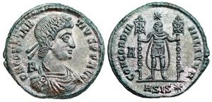 Constantius II
                        CONCORDIA MILITVM Siscia 276