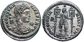Constantius II
                        CONCORDIA MILITVM Siscia 289