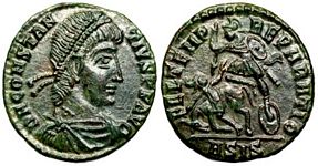 Constantius II FEL TEMP REPARATIO Siscia 350