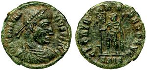 Constantius II GLORIA ROMANORVM Siscia 386