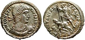 Constantius II
                      FEL TEMP REPARATIO Thessalonica 115