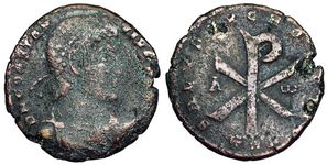 Constantius II SALVS
                      AVG NOSTRI Trier 335 Revolt of Poemenius