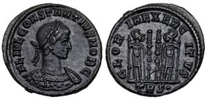 Constantius II GLORIA EXERCITVS Trier 528
