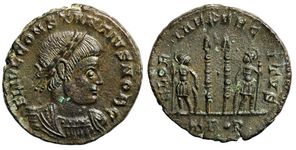 Constantius II GLORIA EXERCITVS Trier 540