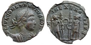 Constantius II GLORIA
                        EXERCITVS Trier 551
