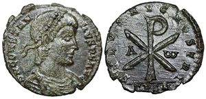 Constantius II SALVS
                      AVG NOSTRI Trier 332 Revolt of Poemenius