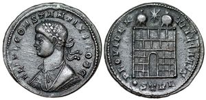 Constantius II PROVIDENTIAE CAESS Trier 514
