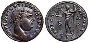 Diocletian IOVI
                      CONS CAES Alexandria 41