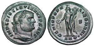 Diocletian GENIO POPVLI ROMANI Antioch 58a