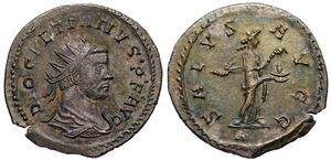 Diocletian I SALVS AVGG Lyons Lugdunum
