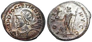 Diocletian IOVI
                        AVGG RIC V Lyons 28 Bastien 318