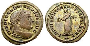 Diocletian SALVIS AVGG ET CAESS FEL KART
                        Carthage 31a